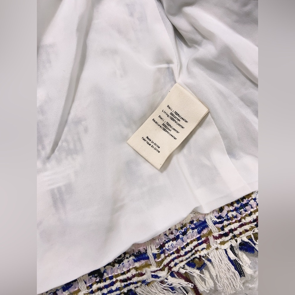 NWT $795 L‘Agence Angelina Plaid Tweed Jacket - Picture 10 of 10